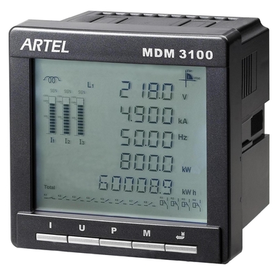 8 участок вольтамперомметра 3 LCD сигналов ввода цифров коммерчески электрический
